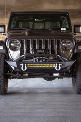 DV8 Offroad 07-23 Jeep Wrangler JK/JL & Gladiator JT FS-1 Series Stubby Front Bumper