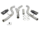 aFe Atlas Exhaust 4in Dual DPF-Back Al Steel w/ Black Tips 16-17 GM Diesel Truck V8-6.6L (td) LML