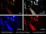 Diode Dynamics Wrangler JK 4dr Interior Kit Stage 2 - Blue