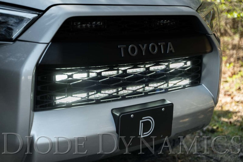 Diode Dynamics 14-19 Toyota 4Runner SS30 Dual Stealth Lightbar Kit  - Amber Driving