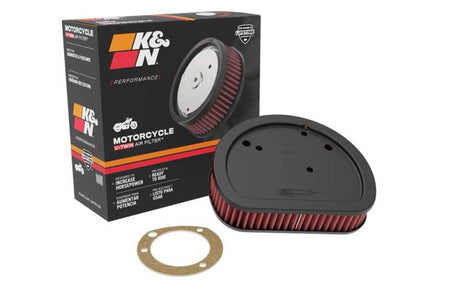 K&N Replacement Air Filter 7.125in L x 5.688in W x 1.625in H for Harley-Davidson