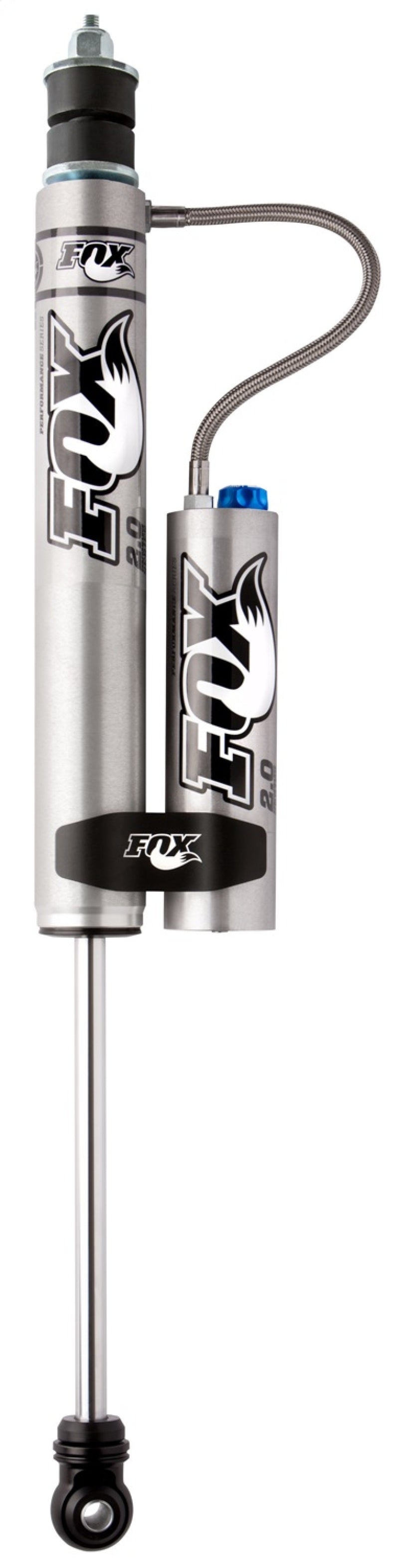 Fox 99+ Chevy HD 2.0 Performance Series 12.1in. Smooth Body Remote Res. Rear Shock / 4-6in. Lift