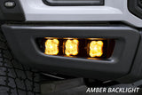 Diode Dynamics 17-20 Ford Raptor SS3 LED Fog Light Kit - White Pro