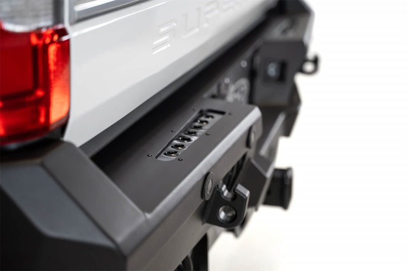 Addictive Desert Designs 17-20 Ford Super Duty Bomber HD Rear Bumper w/ Mounts For Cube Lights