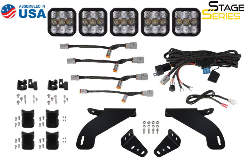 Diode Dynamics 21-22 Ford F-150 SS5 Grille Mount Bracket Kit