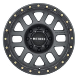 Method MR309 Grid 17x8.5 0mm Offset 8x6.5 130.81mm CB Titanium/Black Street Loc Wheel