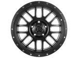 ICON Alpha 20x9 8x180 12mm Offset 5.5in BS 125.2mm Bore Satin Black/Milled Windows Wheel