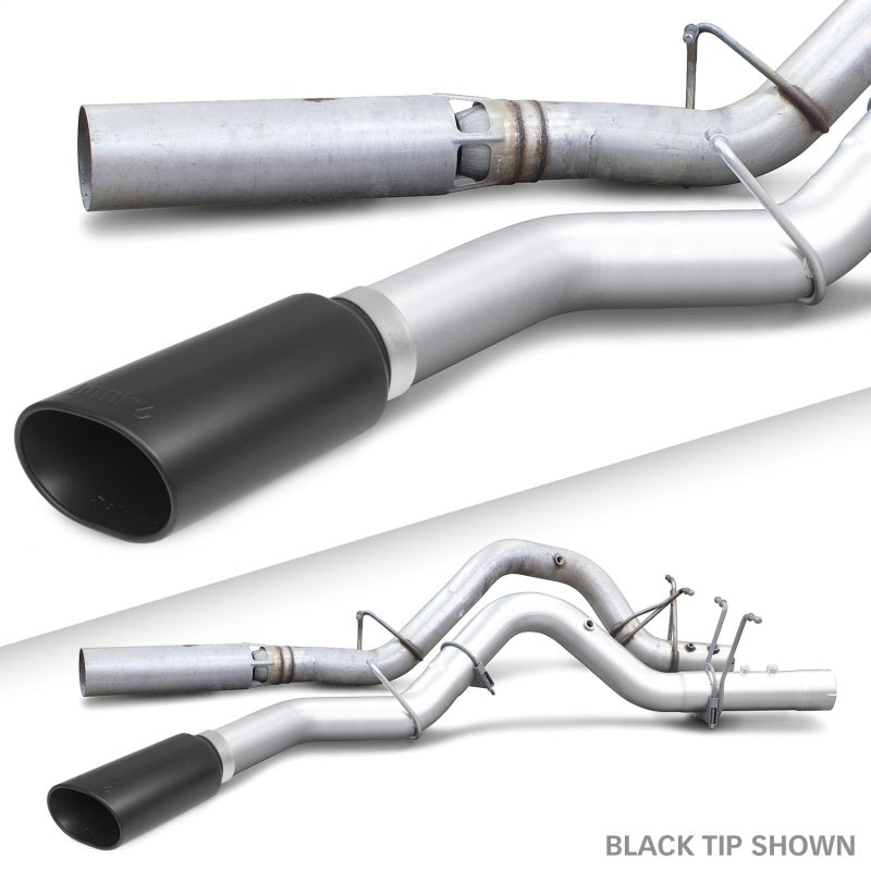 Banks Power 17+ GM Duramax L5P 2500/3500 Monster Exhaust System - SS Single Exhaust w/ Black Tip