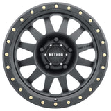 Method MR304 Double Standard 15x10 -50mm Offset 5x5.5 108mm CB Matte Black Wheel