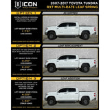 ICON 2007-21 Toyota Tundra, 1.63-3" Lift, 3.0 Stage 1 Suspension System