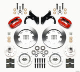 Wilwood Forged Dynalite Front Kit 12.19in Red 69-70 Impala Drum/Disc 69-82 Vette