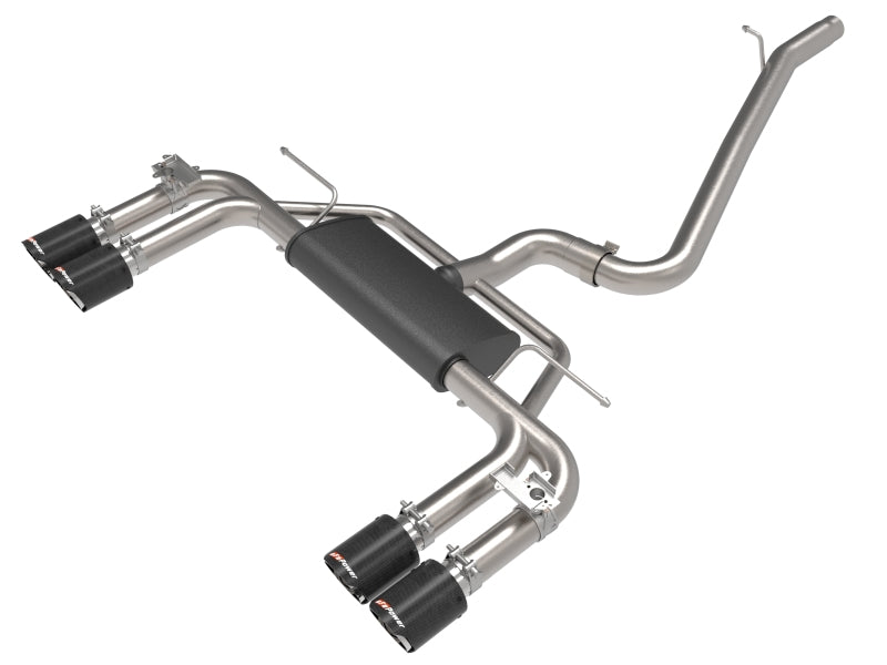 aFe MACHForce XP 3in-2.5in 304SS Exhaust Cat-Back 15-20 Audi S3 L4-2.0L (t) - Carbon Tips