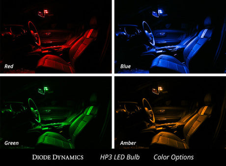 Diode Dynamics 194 LED Bulb HP3 LED - Blue (Pair)