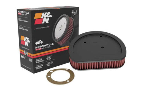 K&N Replacement Air Filter 1.625in H for Harley-Davidson