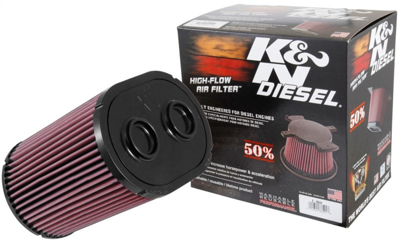 K&N 2017-2019 Ford F250 Super Duty V8-6.7L DSL Replacement Drop In Air Filter
