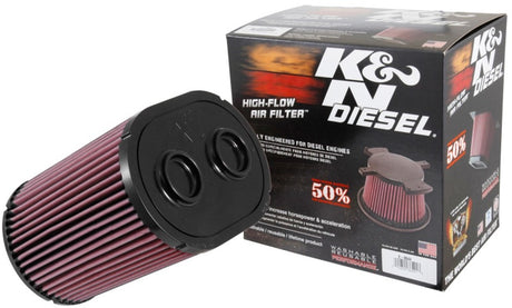 K&N 2017 Ford F250 Super Duty V8-6.7L DSL Replacement Drop In Air Filt