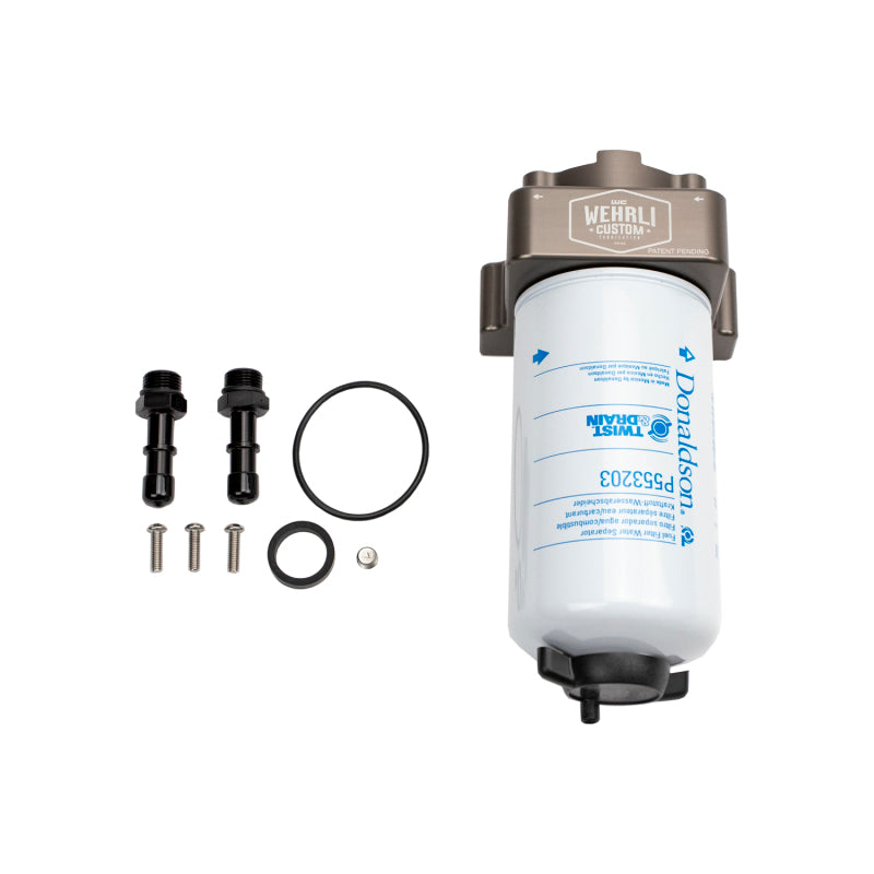 Wehrli 2020-24 L5P Duramax Short Bed Fuel Filter Housing Kit