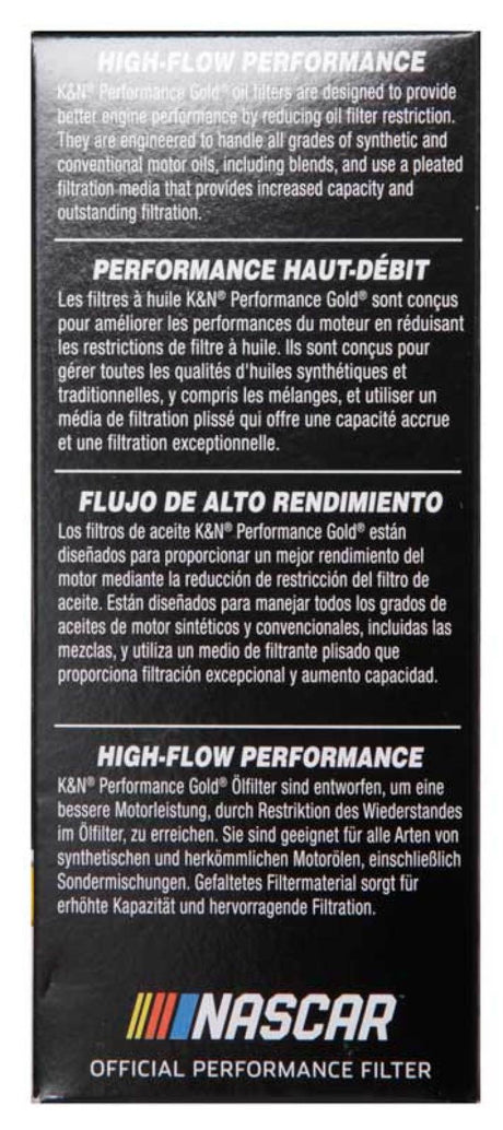 K&N Performance Oil Filter for 09-16 Porsche