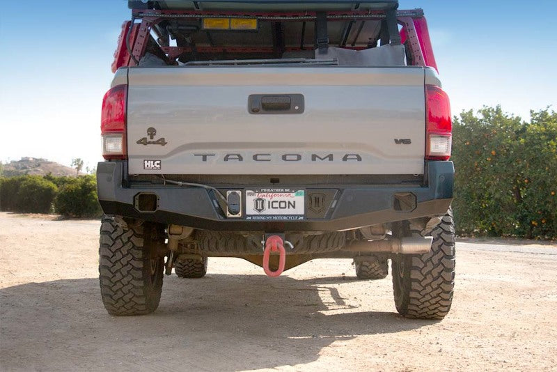 ICON Impact Armor 2016-2023 Toyota Tacoma Rear Bumper