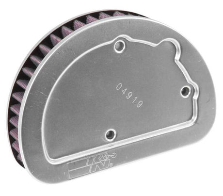 K&N Replacement Unique Air Filter 6.625in L x 4.75in W x 1.625in H with 1 Flange for Harley-Davidson