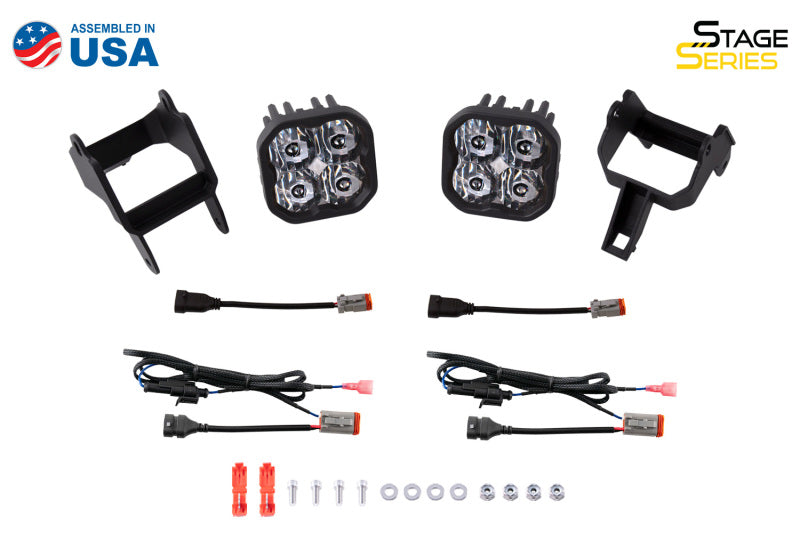 Diode Dynamics SS3 Pro Type SDX Kit ABL - Yellow SAE Fog