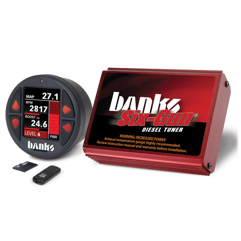 Banks 01-04 Chevy/GMC 2500/3500 6.6L LB7 Six-Gun Diesel Tuner w/ iDash-1.8 DataMonster