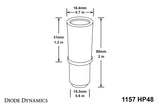 Diode Dynamics 1157 LED Bulb HP48 LED - Amber (Single)