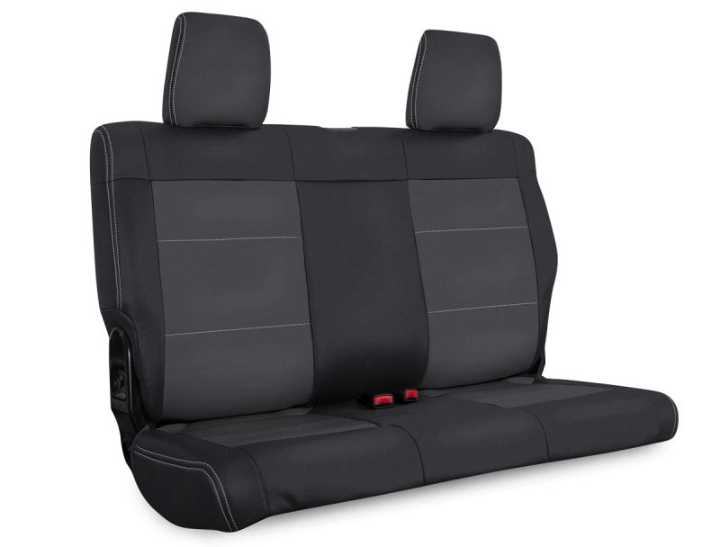 PRP 11-12 Jeep Wrangler JKU Rear Seat Cover/4 door - Black/Grey