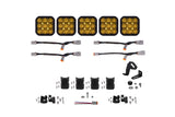 Diode Dynamics SS5 Pro Universal CrossLink 5-Pod Lightbar - Yellow Driving