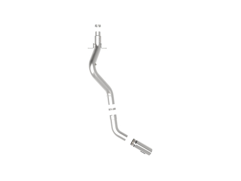 aFe Large Bore-HD 5 IN 409 SS DPF-Back Exhaust System w/Polished Tip 20-23 GM Truck V8-6.6L