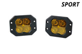 Diode Dynamics SS3 Sport ABL - Yellow Driving Flush (Pair)