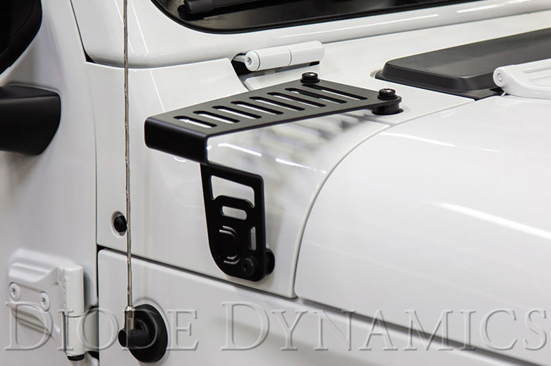 Diode Dynamics 18-21 Jeep JL Wrangler/Gladiator SS3 Cowl LED Bracket K