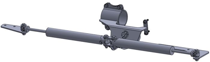 Kelderman 2013-2018 Ram 4500/5500 Cab Chassis Dual Steering Stabilizer