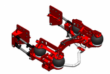 Kelderman 2013+ Ram 4500/5500 4-Link Rear Air Suspension Stock Height System