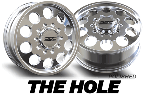 DDC Wheels "THE HOLE" for 2005-2023 Ford Dually